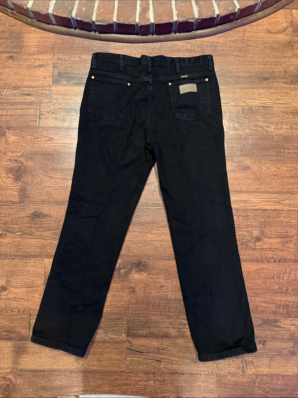 Wrangler Men's Cowboy Cut Black Denim Jeans